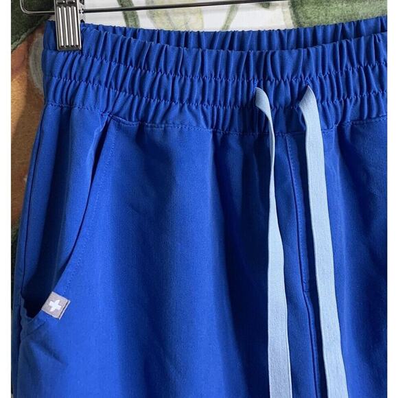 FIGS Technical Collection Small Blue Drawstring Scrub Jogger Pants - Picture 5 of 6